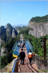 一线天观景台,飞碟观景台,佛手观景台,烟斗观景